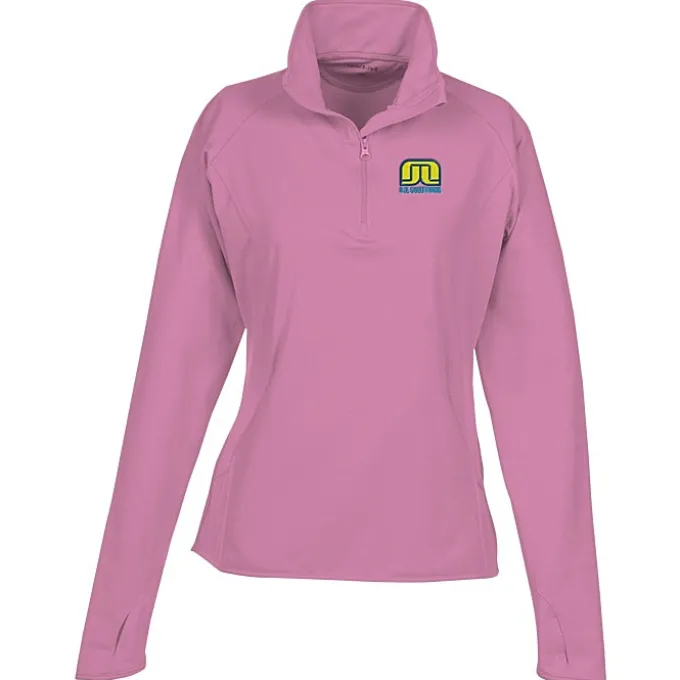 Sport-Wick Stretch 1/2-Zip Pullover - Ladies' - Embroidered - 24 hr