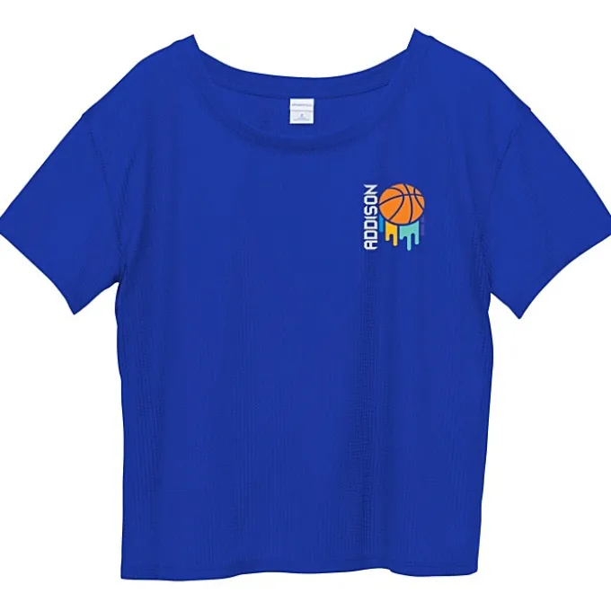 Squad Wicking Crop T-Shirt - Ladies'