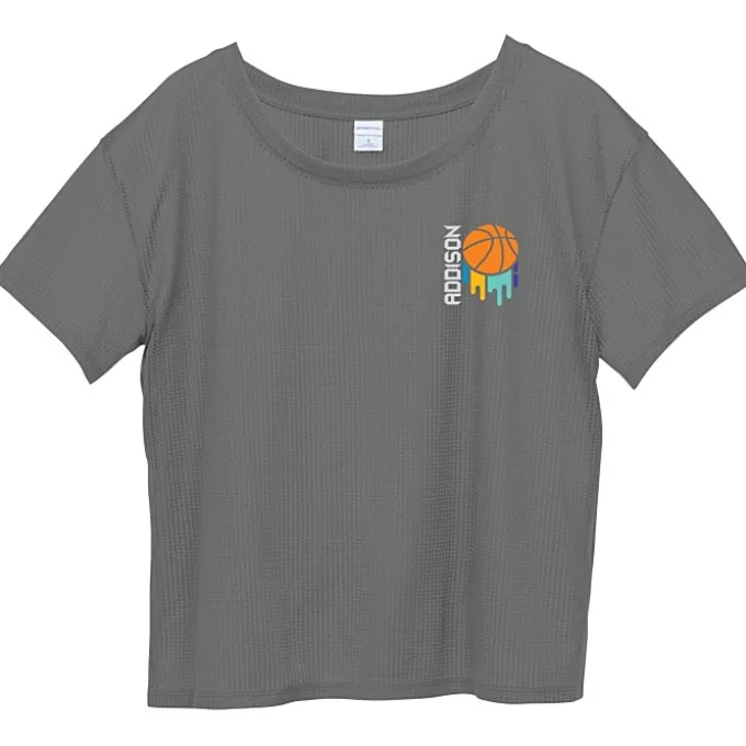 Squad Wicking Crop T-Shirt - Ladies'