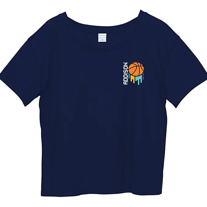 Squad Wicking Crop T-Shirt - Ladies'