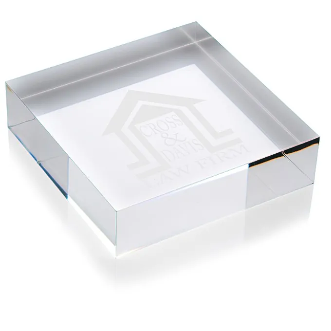 Square Acrylic Paperweight