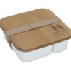 Square Bento Box with Bamboo Lid