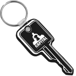 Square Head Key Soft Keychain - Opaque