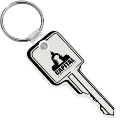 Square Head Key Soft Keychain - Opaque