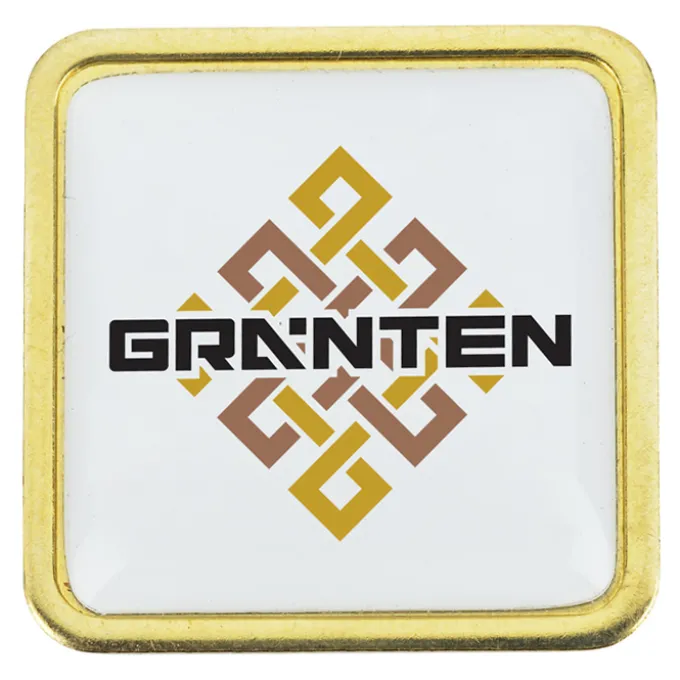 Square Lapel Pin with Presentation Box