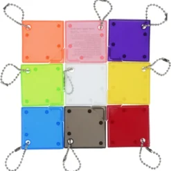 Square Mint Keychain
