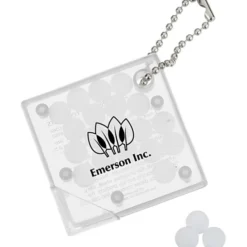 Square Mint Keychain