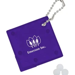 Square Mint Keychain