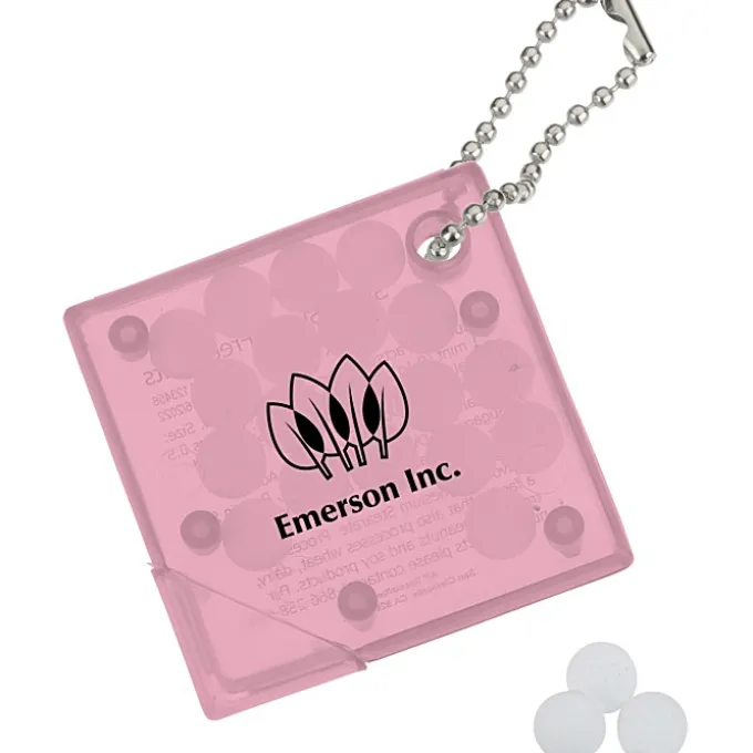 Square Mint Keychain
