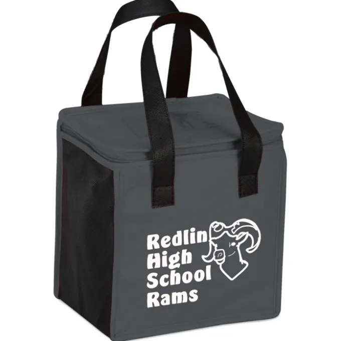 Square Non-Woven Lunch Bag - Two-Tone