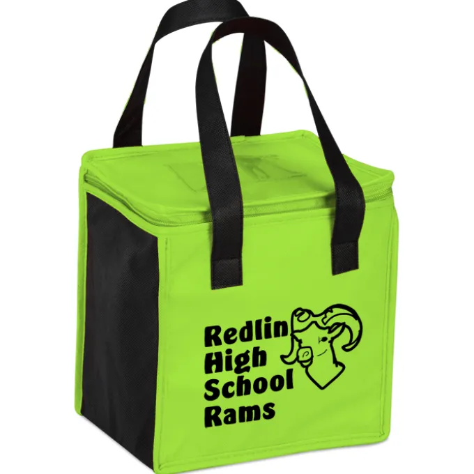 Square Non-Woven Lunch Bag - Two-Tone