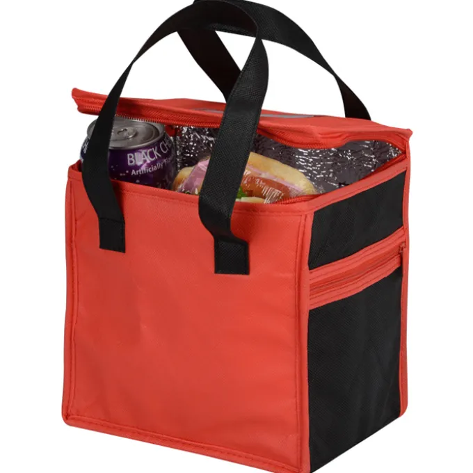 Square Non-Woven Lunch Bag - Two-Tone