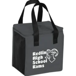 Square Non-Woven Lunch Bag - Two-Tone - 24 hr