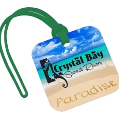 Square POLYspectrum Bag Tag - Opaque