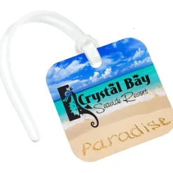 Square POLYspectrum Bag Tag - Opaque
