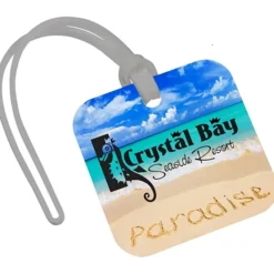 Square POLYspectrum Bag Tag - Opaque