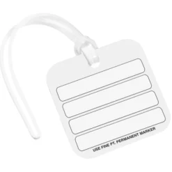 Square POLYspectrum Bag Tag - Opaque