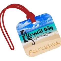 Square POLYspectrum Bag Tag - Opaque