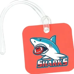 Square POLYspectrum Bag Tag - Translucent