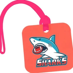Square POLYspectrum Bag Tag - Translucent