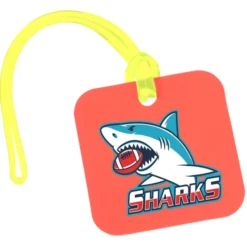 Square POLYspectrum Bag Tag - Translucent