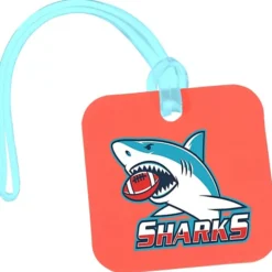 Square POLYspectrum Bag Tag - Translucent
