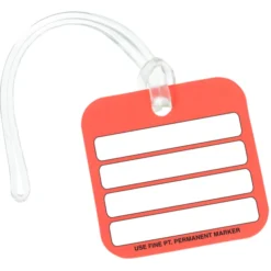 Square POLYspectrum Bag Tag - Translucent