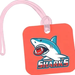 Square POLYspectrum Bag Tag - Translucent