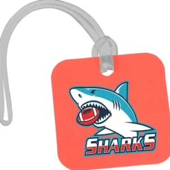 Square POLYspectrum Bag Tag - Translucent