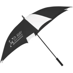 Square Vented Umbrella - 62-inch Arc