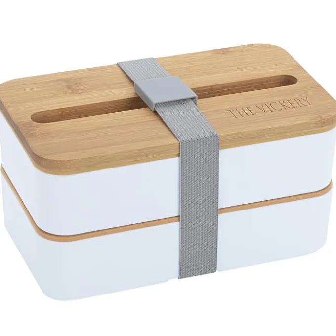 Stackable Bento Lunch Set with Phone Stand Lid