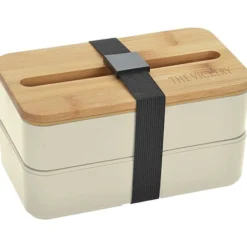Stackable Bento Lunch Set with Phone Stand Lid