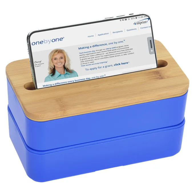 Stackable Bento Lunch Set with Phone Stand Lid