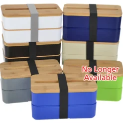 Stackable Bento Lunch Set with Phone Stand Lid
