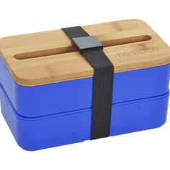 Stackable Bento Lunch Set with Phone Stand Lid