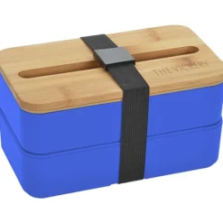 Stackable Bento Lunch Set with Phone Stand Lid