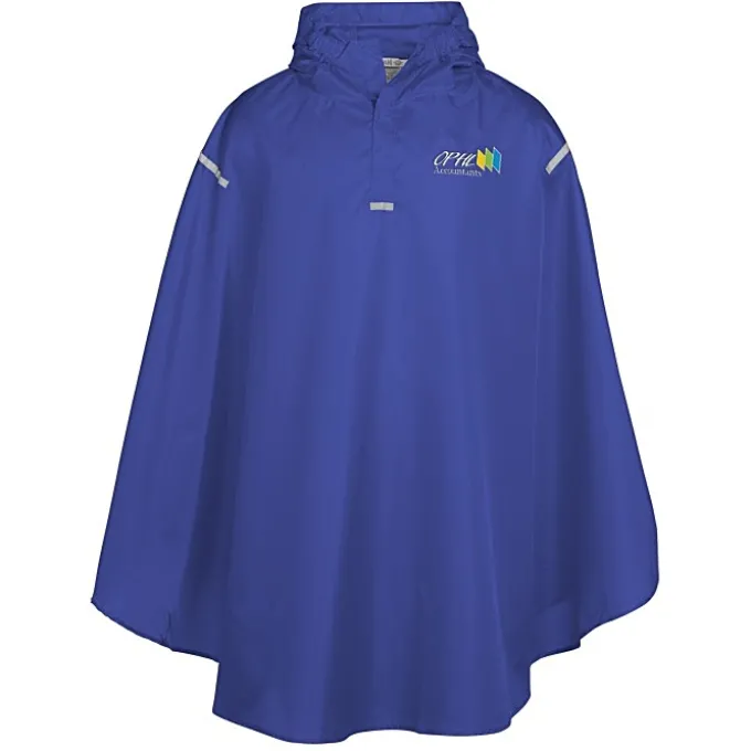 Stadium Packable Poncho - Embroidered