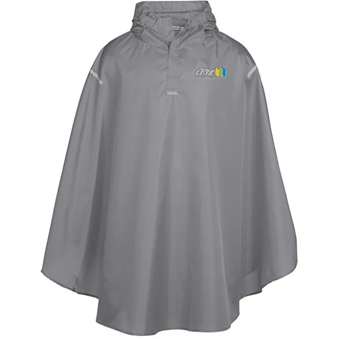 Stadium Packable Poncho - Embroidered