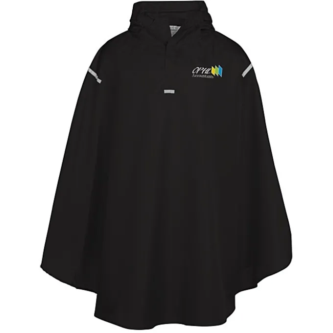 Stadium Packable Poncho - Embroidered
