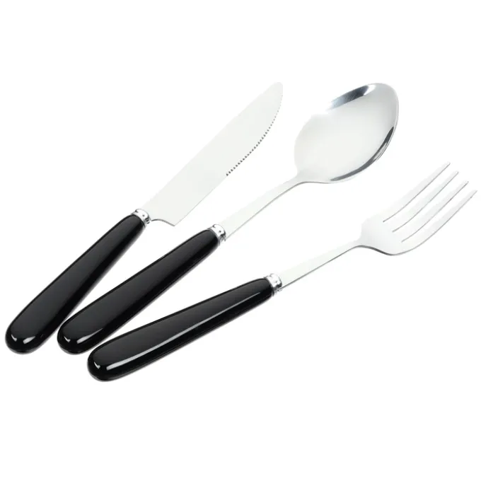 Stainless and Ceramic Cutlery Set