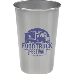 Stainless Steel Pint Glass - 16 oz