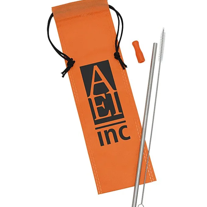 Stainless Steel Straw Set - 24 hr