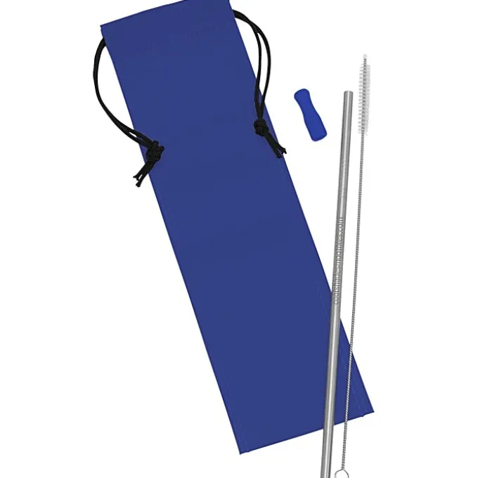 Stainless Steel Straw Set - Laser Engraved
