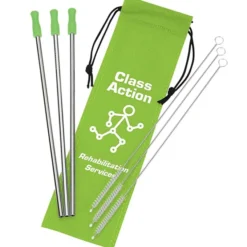 Stainless Steel Straw Set - 3-pack