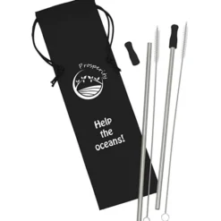 Stainless Steel Straw Set - 2 Pack - 24 hr