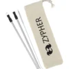 Stainless Straw Set in Cotton Pouch - 2 Pack