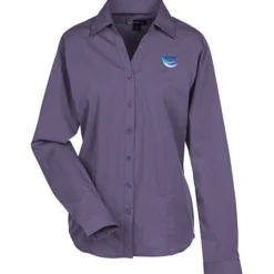 Stain Release Crossweave Shirt - Ladies'