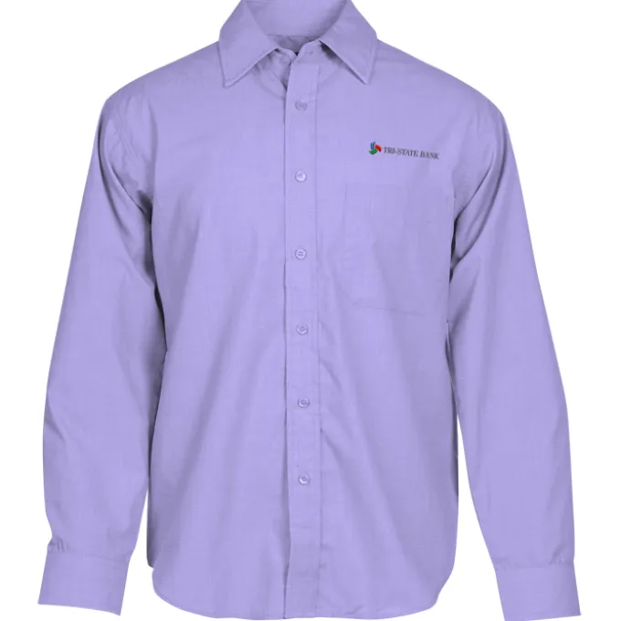 Stain Release Crossweave Shirt - Men's