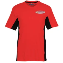 Stain Release Performance Colorblock T-Shirt - Men's - Embroidered