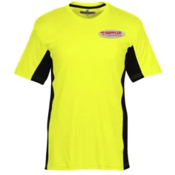 Stain Release Performance Colorblock T-Shirt - Men's - Embroidered
